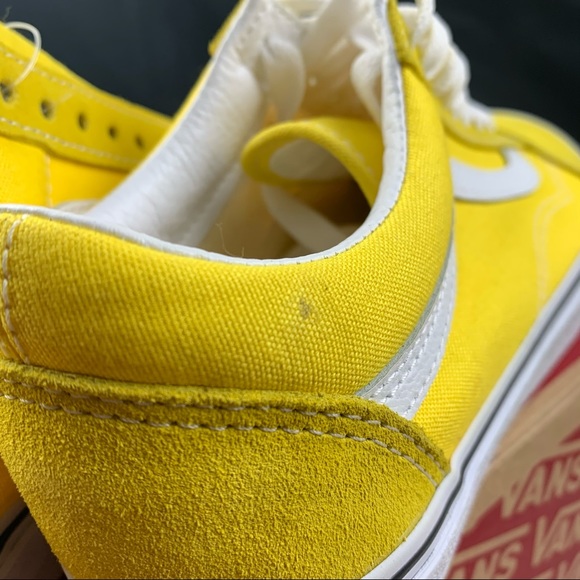 Vans Old Skool Vibrant Yellow Womens Sizes - Picture 9 of 10